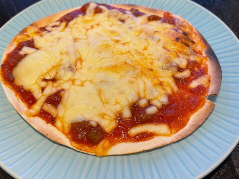 トルティーヤ活用のピザ風レシピ